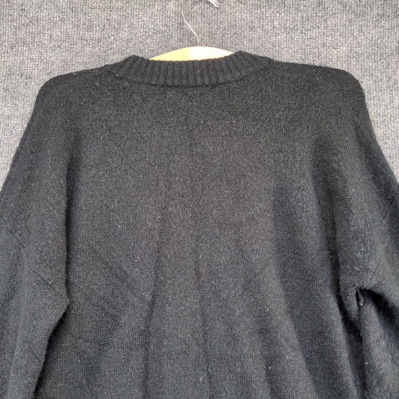 Madewell Womens Merino Wool Alpaca Blend Sweater Black Size Small Knit - Picture 3 of 14